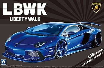 アオシマ LBWK Lamborghini Aventador Ver.2完成品 Amazon.com: Aoshima LB Works Lamborghini Aventador (Ver. 2